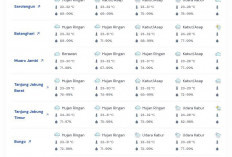 Prakiraan Cuaca Jambi 18 Maret 2026: Hujan Ringan Dominasi Hampir Seluruh Wilayah