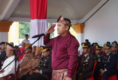 Pimpin Upacara HUT ke-81 RI, Bupati M Syukur Ajak Warga Jaga Keutuhan NKRI