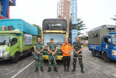Danrem 042/Gapu Lepas Bansos Untuk Korban Bencana Sumatera Barat