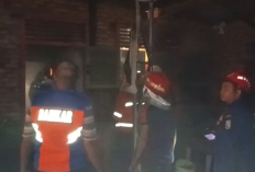 Diduga Korsleting Listrik, Satu Rumah di Telanaipura Dilalap Si Jago Merah