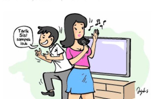 Tarik Sis, Gara-gara Pesona Wanita Pemandu Karaoke Berusia Lebih Tua