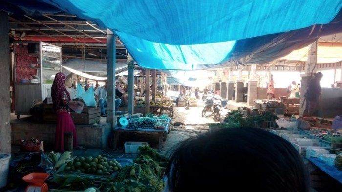 Imbas Virus Corona, Pasar Sengeti Sepi Pembeli