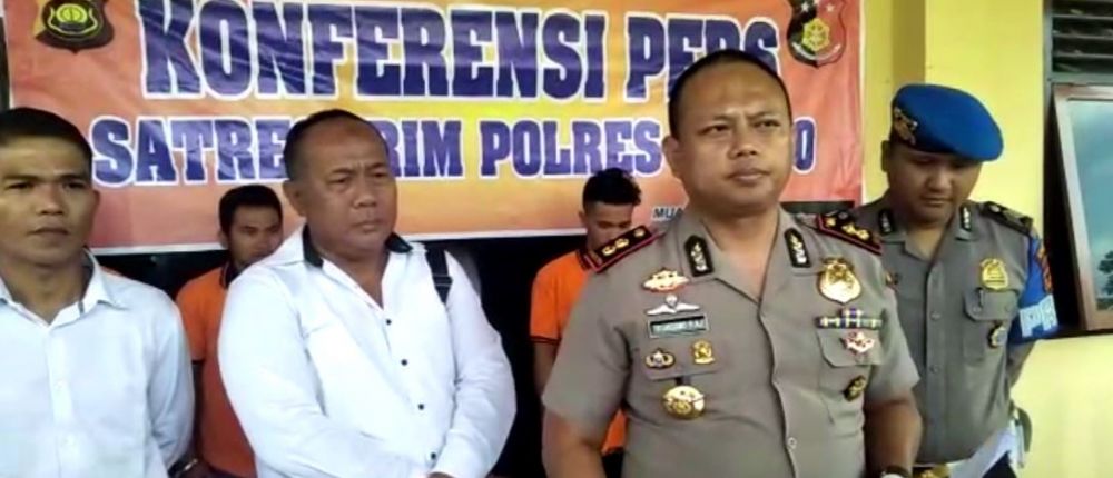 Polres Bungo Bekuk Empat Penambang Emas Ilegal