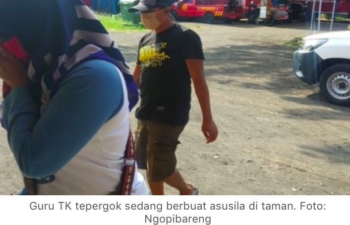 Duh, Bu Guru TK Lupa Daratan, Ciuman dengan Suami Orang di Taman Kota