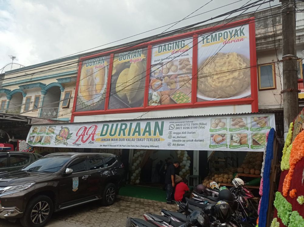 “AA Durian” Hadir Jadi Pilihan Baru Para Pecinta Si Raja Buah di Jambi 