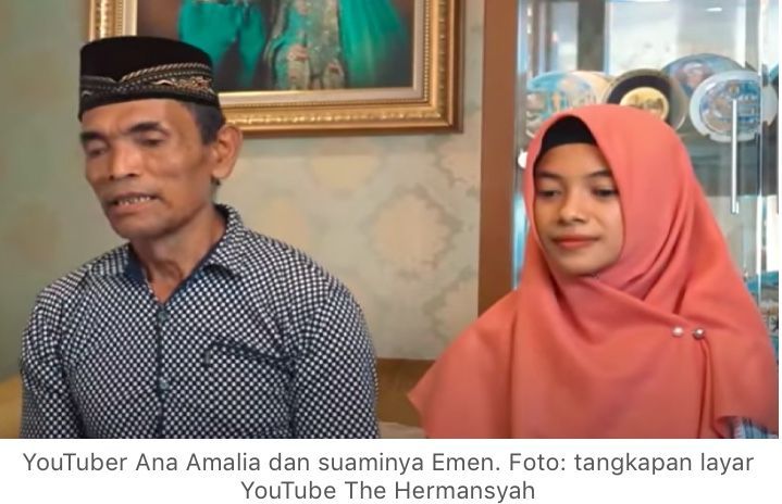 YouTuber Cantik Ana Amalia Memilih Menikah dengan Pria 59 Tahun, Begini Alasannya