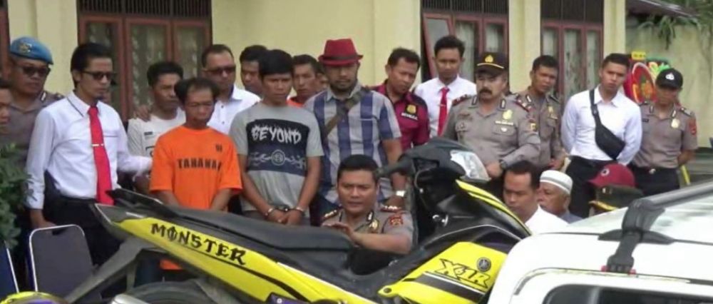 Tiga Komplotan Pencuri Kendaraan Roda Dua Dibekuk Polisi