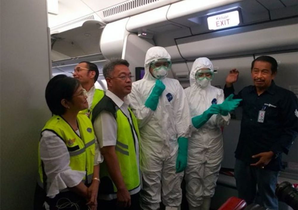 Pesawat yang Evakuasi WNI dari Wuhan Punya Penyaring Udara Khusus