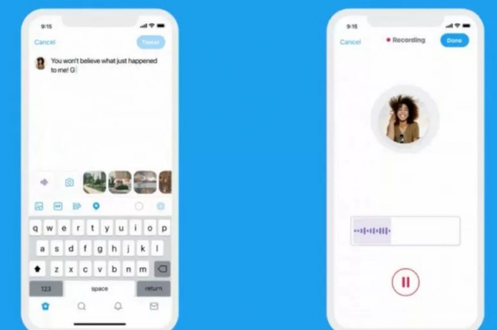 Twit di Twitter Kini Bisa Pesan Suara