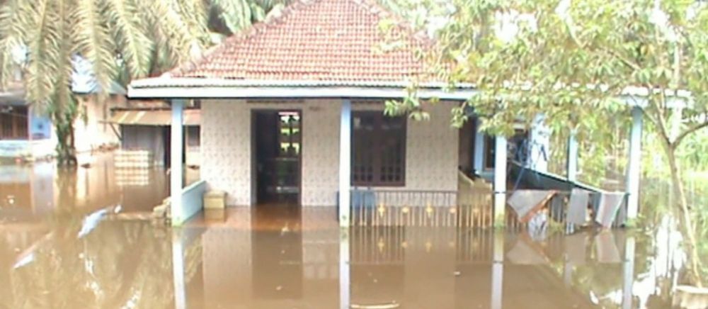 Puluhan Rumah Di Kecamatan Geragai Terendam Genangan Air