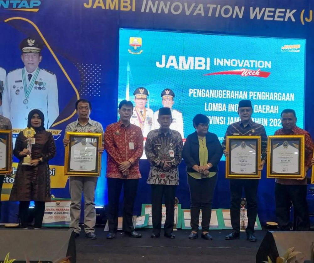 Miliki 17 inovasi Dinas Pendidikan Provinsi Jambi Raih Juara Pertama Dalam Kegiatan Jambi Innovation Week (JIW) Oleh (Balitbangda) Provinsi Jambi