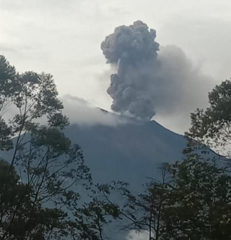 Status Gunung Kerinci Waspada atau Level II, Masyarakat Dilarang Beraktifitas Radius 3 Km