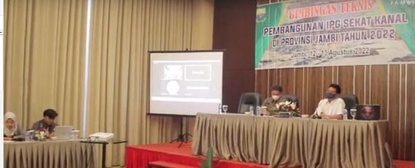 Dishut Jambi Gelar Bimtek Pembangunan IPG Sekat Kanal Diikuti 65 Peserta Pokmas se Provinsi Jambi