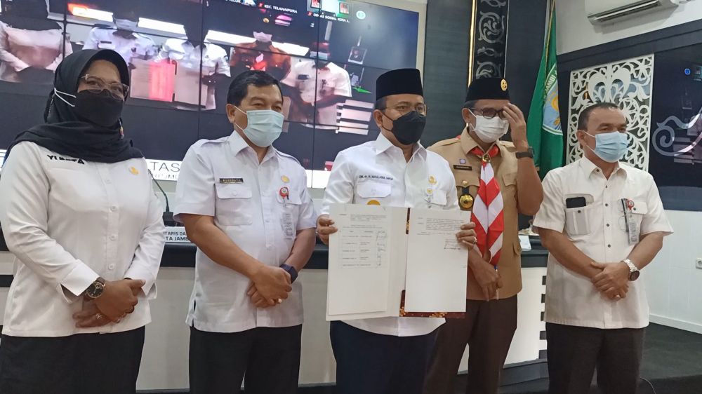 Maulana Hadiri Dan Pimpin Forum Konsultasi Publik Ranwal Perubahan RPJMD Kota Jambi Tahun 2018-2023