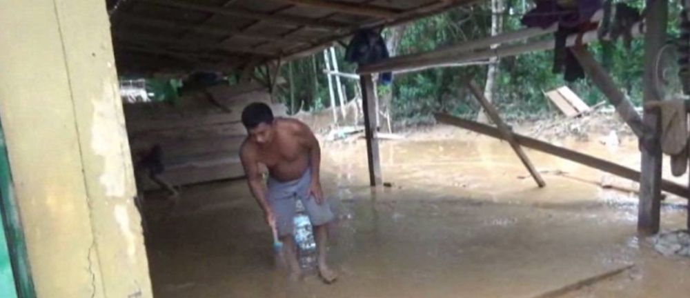 Pasca Banjir, Masyarakat Desa Pulau Pandan Belum Peroleh Bantuan Pemerintah