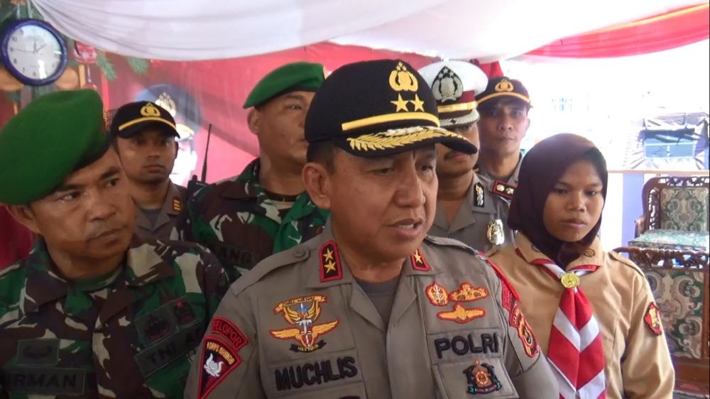 Kapolda Jambi Cek Pos Pelayanan Operasi Lilin 2019