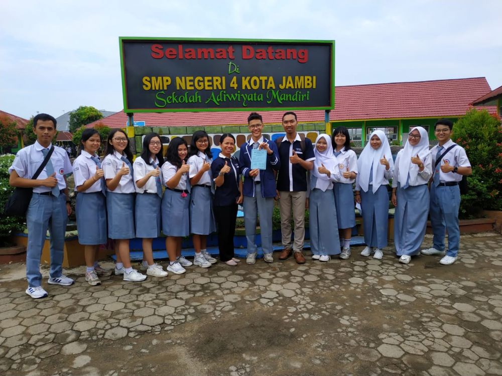 Sosialisasi SMA/SMK Unggul Sakti Ke SMPN 4 Kota Jambi Berlangsung Sukses
