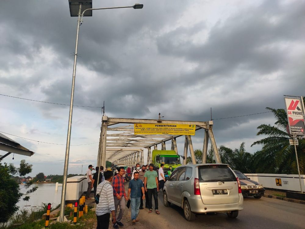 Hari Ini, Karet Jembatan Batanghari I Diganti