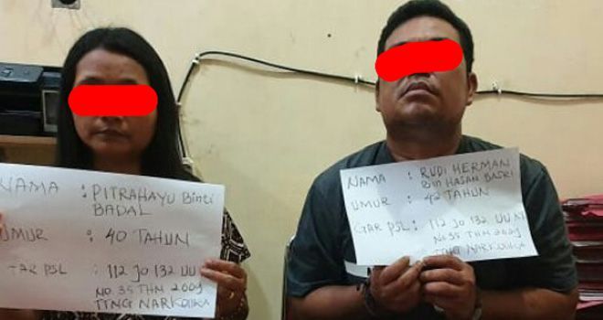 Pasutri Di Pemayung Batanghari Ditangkap Polisi, Akibat Penyalahgunaan Narkotika