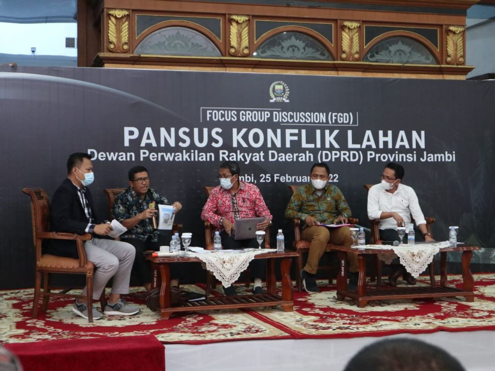 Gelar FGD Konflik Lahan, DPRD Provinsi Jambi Ajak Para Pemangku Kepentingan Teken Komitmen Bersama