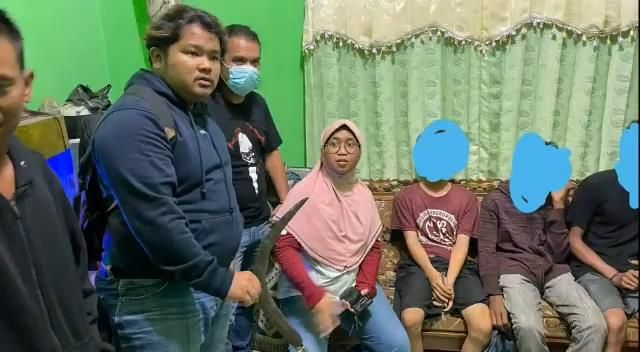 Bawa senjata Tajam, Tiga Pemuda Dibekuk Polisi