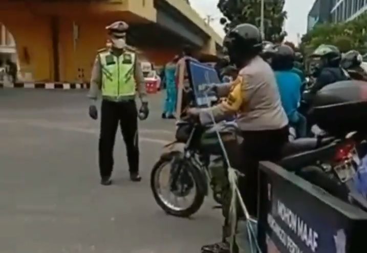 Polda Riau Klarifikasi Insiden Sesama Polisi Cekcok di Pos Penyekatan PPKM