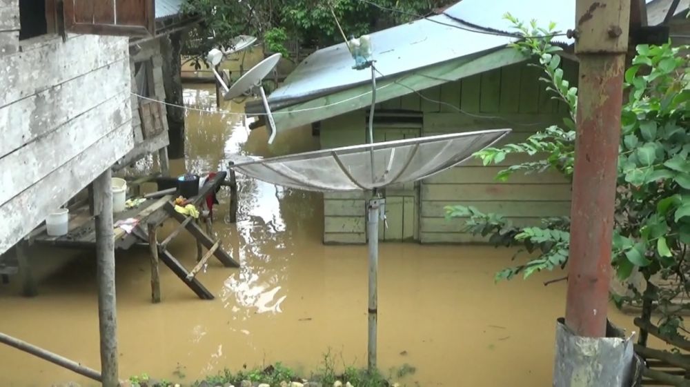 Banjir Di Merangin Hanyutkan Satu Rumah