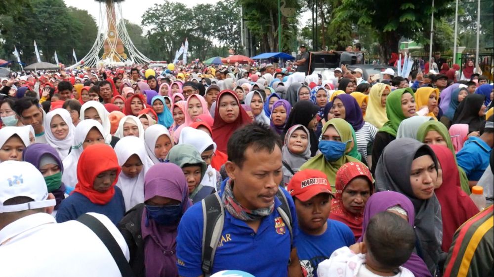 Fun Walk, Ribuan Masyarakat Hadiri Gebyar HUT PKH 2019
