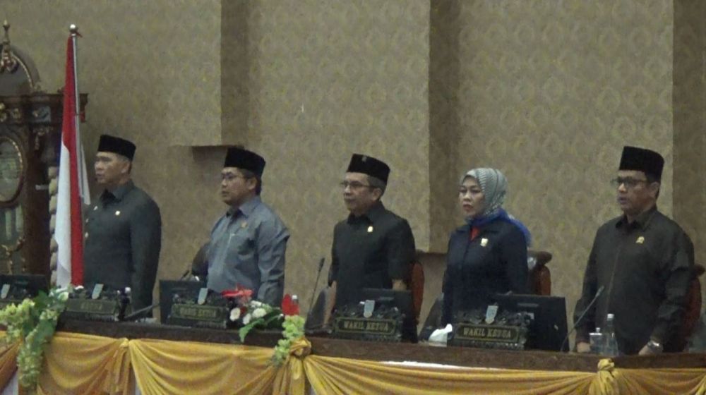 DPRD Kota Jambi Gelar Rapat Paripurna Jawaban Eksekutif 3 Ranperda