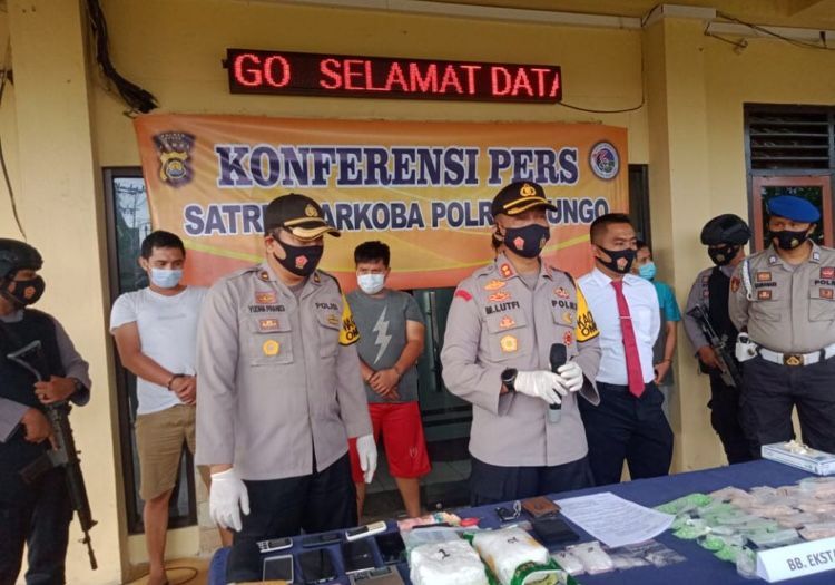 Empat Bandar Sabu Diamankan Polres Bungo