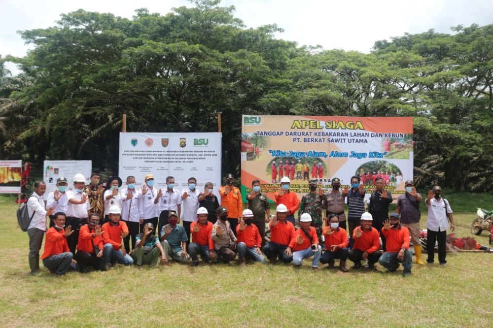 PT BSU Siap Bersinergi Bersama Pemerintah TNI Polri Atasi Karhutlah dan Kebun