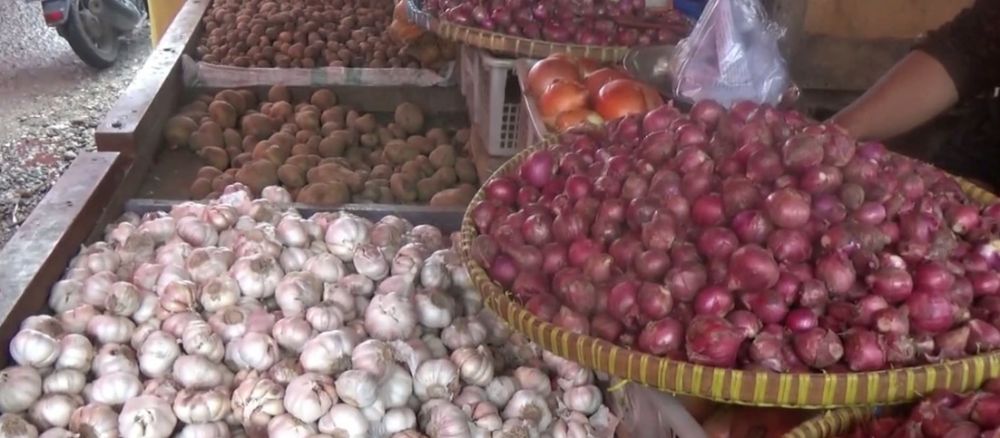 Pasokan Berkurang Picu Kenaikan Harga Bawang Putih Di Merangin