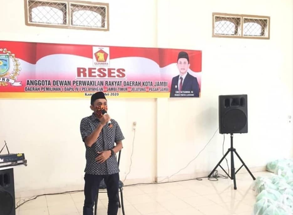 Anggota DPRD Kota Jambi Eko Setiawan Gelar Reses Di Jelutung
