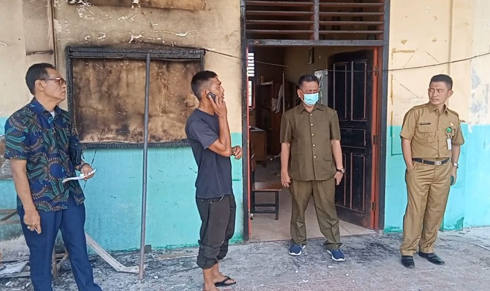 Komisi IV DPRD Kota Jambi Turun Lapangan Cek Lokasi SDN 164 Kota Jambi Pasca Kebakaran