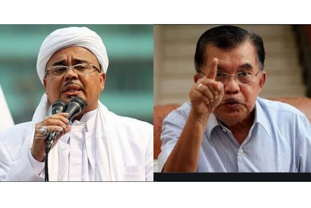 Jusuf Kalla vs Habib Rizieq di Pilpres 2024, Mana Lebih Kuat?