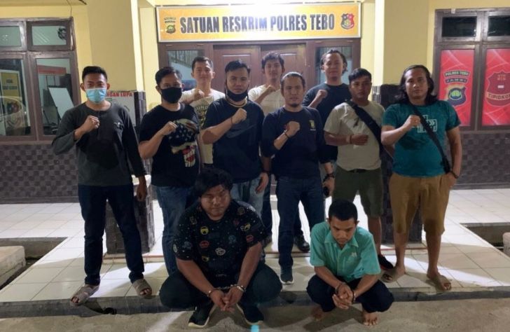 Polres Tebo dan Anggota Siber Polda Metro Jaya berhasil mengamankan Dua Tersangka Tindak Pidana Pemerasan atau Pengancaman