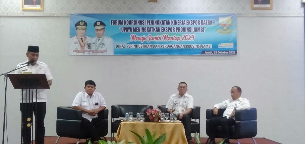 Pelindo Regional 2 Jambi sebagai Narasumber Forum Koordinasi Peningkatan Kinerja Ekspor Daerah