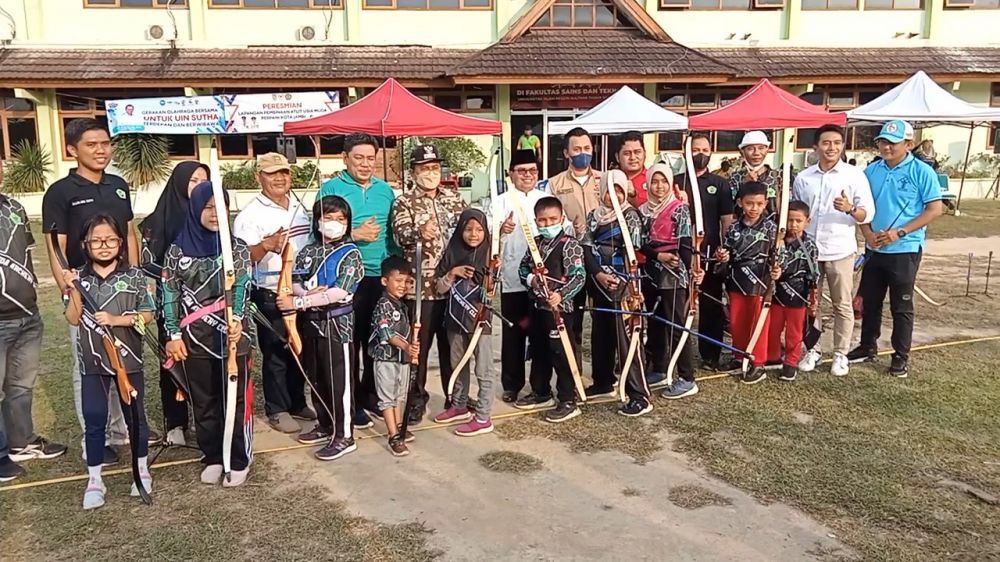 Resmikan Lapangan Atlet Perpani Kota Jambi, Wawako Maulana Harap Hasilkan Atlet Berprestasi