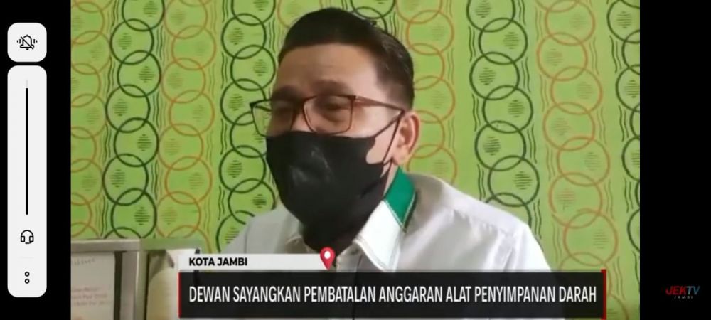 DEWAN SAYANGKAN PEMBATALAN ANGGARAN ALAT PENYIMPANAN DARAH