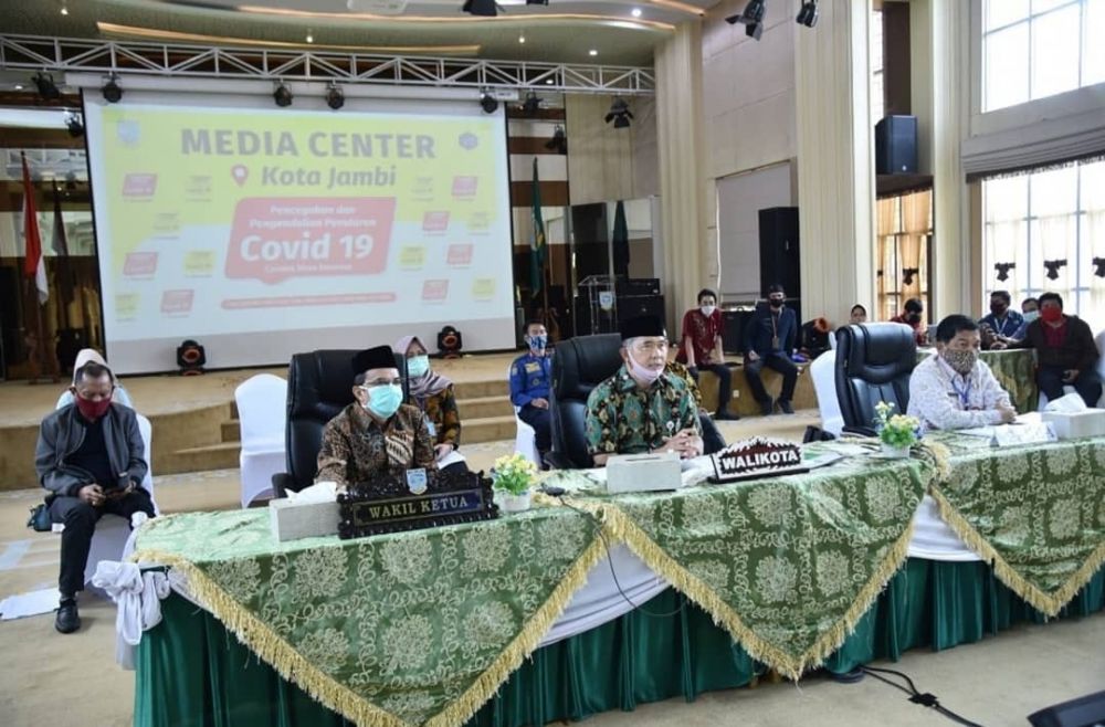 Wakil Ketua DPRD Kota Jambi Hadiri Rapat Virtual, Rakor Pencegahan Korupsi Terintegrasi Dalam Penanganan Covid 19 Dengan Kpk Ri Korwil 7