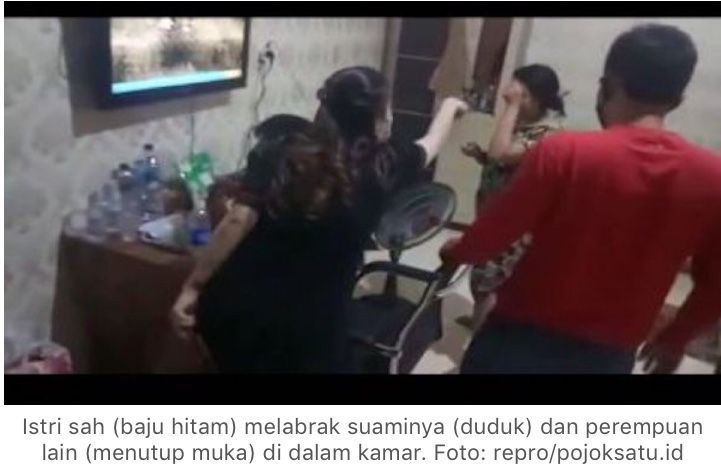 Viral, Istri Sah Hamil Pergoki Suami Selingkuh dengan Perempuan Lain di Kamar Indekos