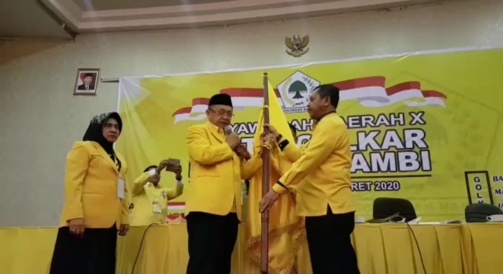 Cek Endra Menduduki Kursi Ketua DPD I Golkar Provinsi Jambi Periode 2020-2025