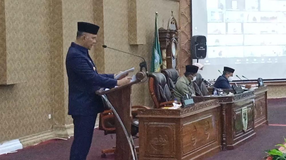 Walikota Jambi Sampaikan LKPJ 2021 Kepada DPRD