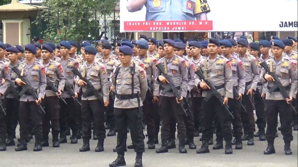 125 Personel Brimob BKO Polda Papua Pulang Ke Jambi