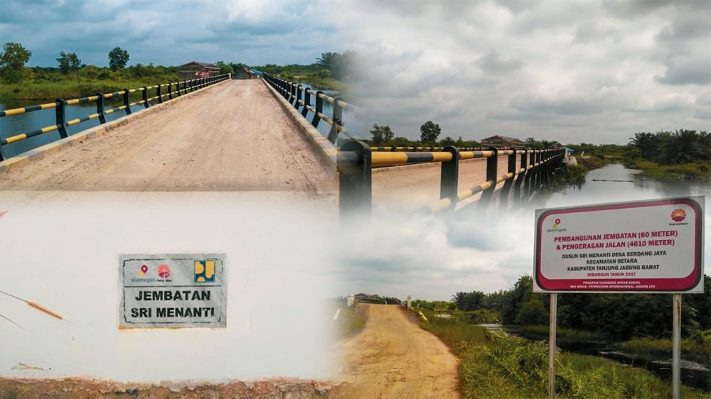 Sri Menanti, Jembatan Asa yang Dibangun PetroChina untuk Masyarakat Betara