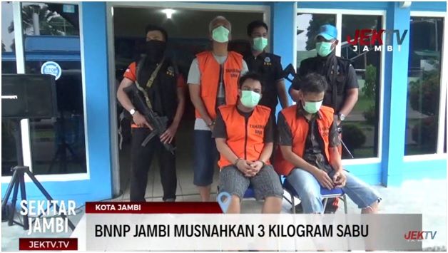 BNNP JAMBI MUSNAHKAN 3 KILOGRAM SABU