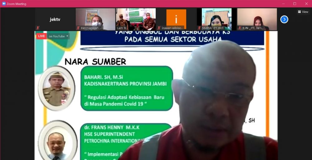 SKK Migas - PetroChina Sukses Jadi Narasumber dalam Webinar Bulan K3 Tahun 2021