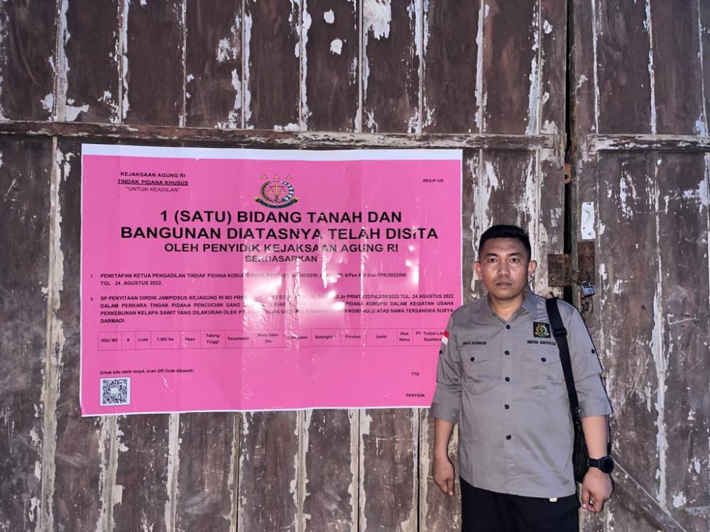 Buntut Kasus Surya Darmadi, Kejagung Sita Perkebunan Sawit di Batanghari 