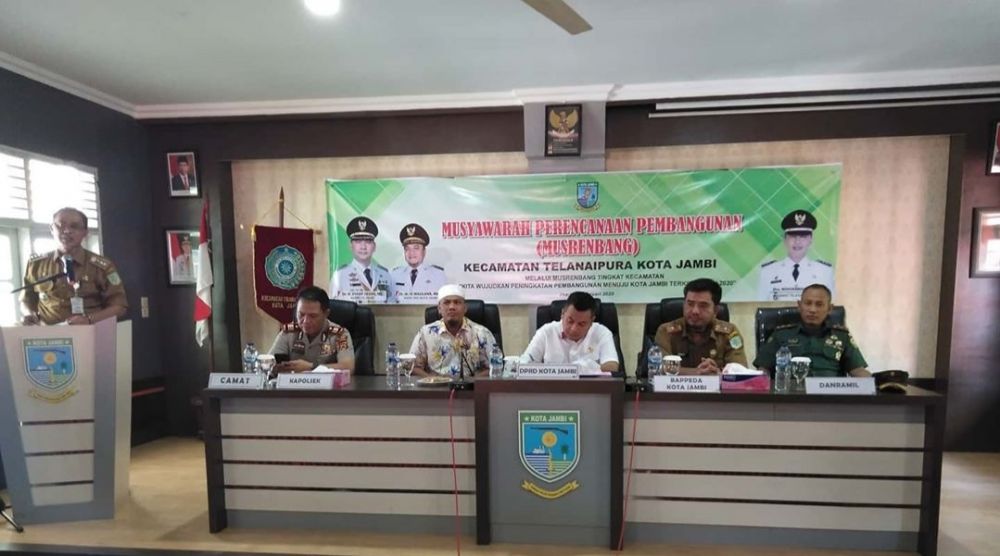 Anggota DPRD Kota Jambi Dapil 3 Hadiri Kegiatan Musrenbang Kecamatan Telanaipura