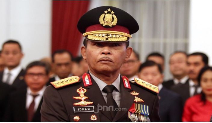 Jenderal Idham Azis: Tidak Perlu Menunggu Ayam Berkokok, Saya Suruh Copot Itu